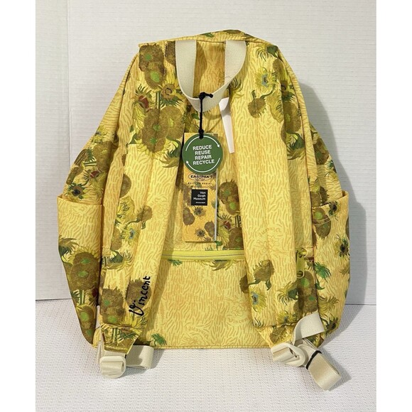 Eastpak x Van Gogh Museum Amsterdam Sunflowers Oil on Canvas Day Pak'R Backpack - Picture 3 of 17